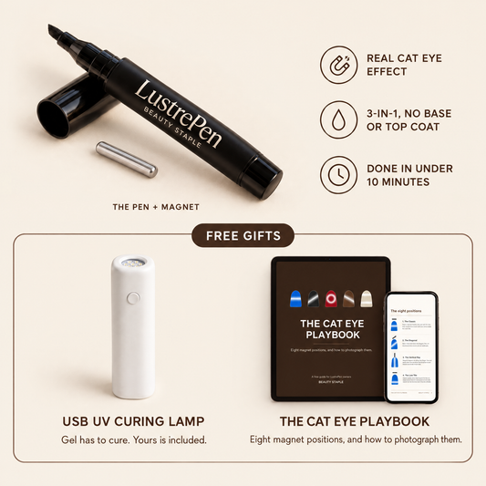 LustrePen™ Cat Eye Gel Pen — Magnetic Shimmer in One Swipe