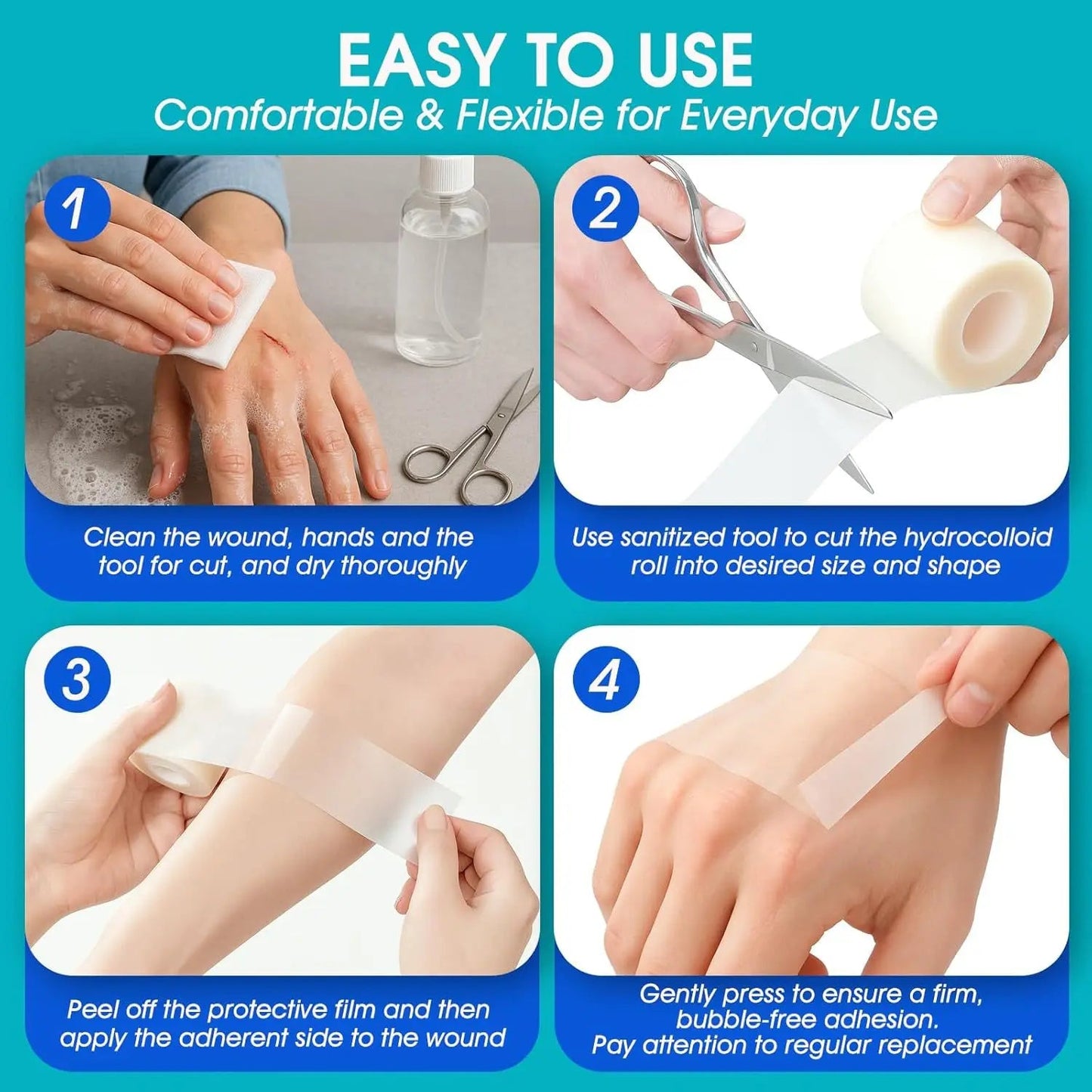 Gentle Healing Hydrocolloid Bandages™ Beauty Staple
