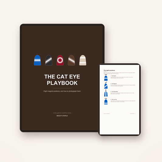 The Cat Eye Playbook digital guide on tablet and phone