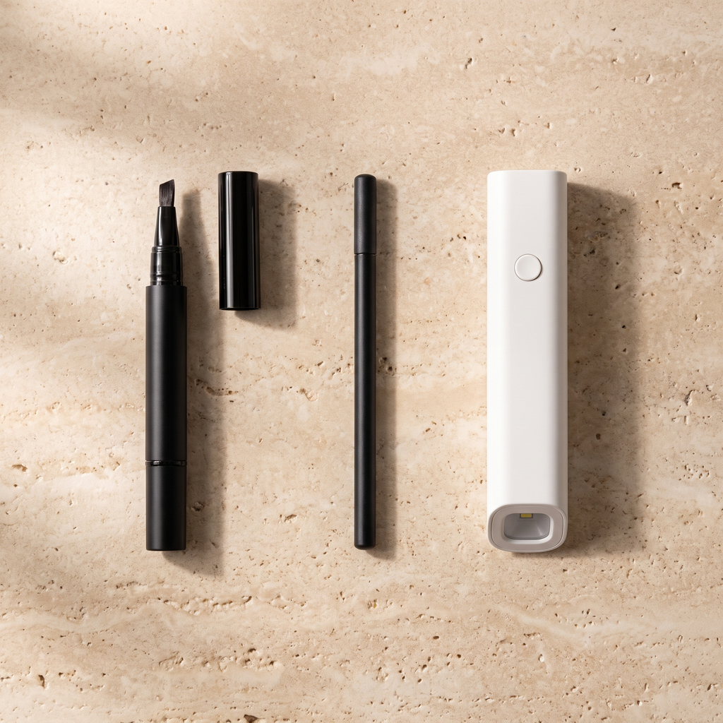 What's included: gel pen, magnetic wand and USB UV LED curing wand